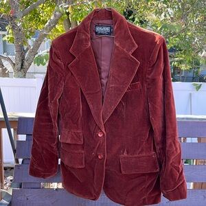 Vintage velvet jacket